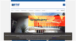 Desktop Screenshot of fdt.pl